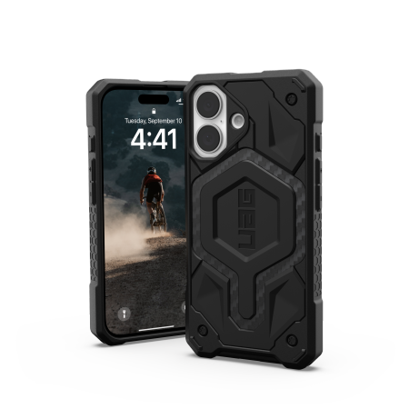UAG Monarch Pro dėklas, skirtas iPhone 16, juodas