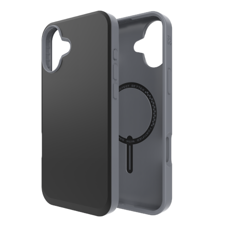 ZAGG Santa SoHo Snap MagSafe dėklas, skirtas Apple iPhone 16 Plus, juodas