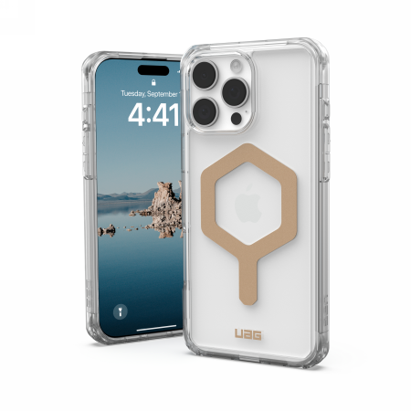 UAG Plyo MagSafe dėklas, skirtas iPhone 16 Pro Max, auksinis