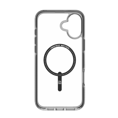 ZAGG Santa Cruz Snap MagSafe dėklas, skirtas iPhone 16 Plus, juodas