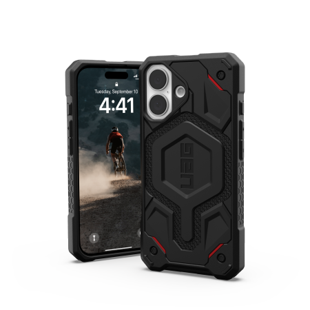 UAG Monarch Pro dėklas su MagSafe skirtas iPhone 16, juodas