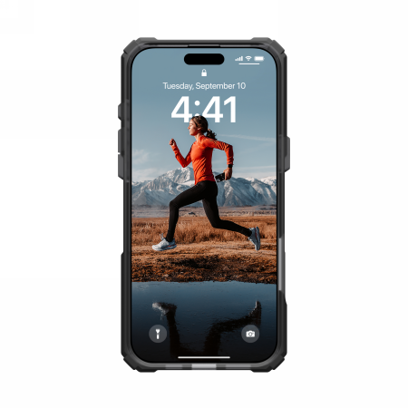 UAG Plasma XTE MagSafe dėklas, skirtas iPhone 16 Pro Max, titano spalvos