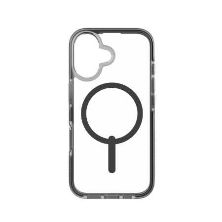 ZAGG Santa Cruz Snap MagSafe dėklas, skirtas Apple iPhone 16, juodas