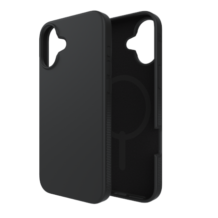 ZAGG Manhattan Snap MagSafe dėklas, skirtas iPhone 16 Plus, juodas