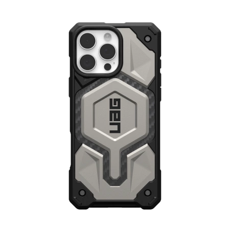 UAG Monarch Pro dėklas su MagSafe skirtas iPhone 16 Pro Max, Titanium