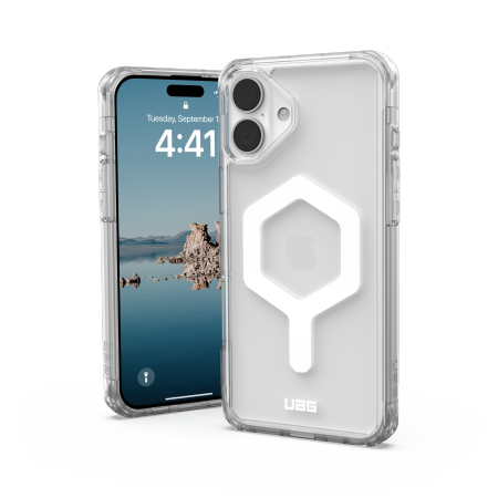 UAG Plyo MagSafe dėklas, skirtas iPhone 16 Plus, baltas