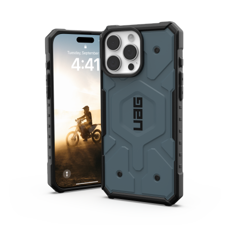 UAG Pathfinder MagSafe dėklas, skirtas iPhone 16 Pro Max, mėlynas