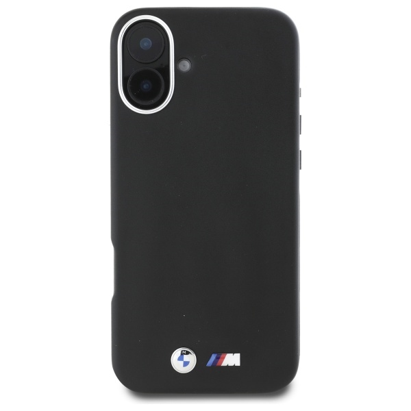 BMW M Smooth Full Wrapped Metal MagSafe dėklas telefonui iPhone 16, juodas