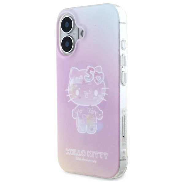Hello Kitty iPhone 16 dėklas IML 50th Anniversary MagSafe, rožinis