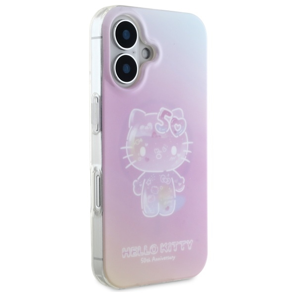 Hello Kitty iPhone 16 dėklas IML 50th Anniversary MagSafe, rožinis