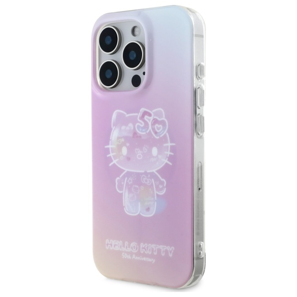 Hello Kitty dėklas iPhone 16 Pro su MagSafe, rožinis