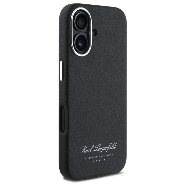 Apple iPhone 16 Pro 6.3\'\' Karl Lagerfeld Hotel RSG Cover Case, Black