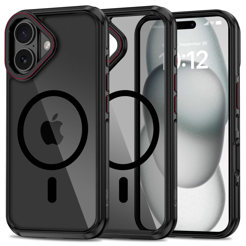 Tech-Protect MagHybrid MagSafe Case for iPhone 16 Black