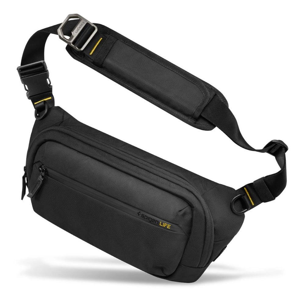 Spigen KD410 Sling Bag Klasden krepšys per petį, juodas