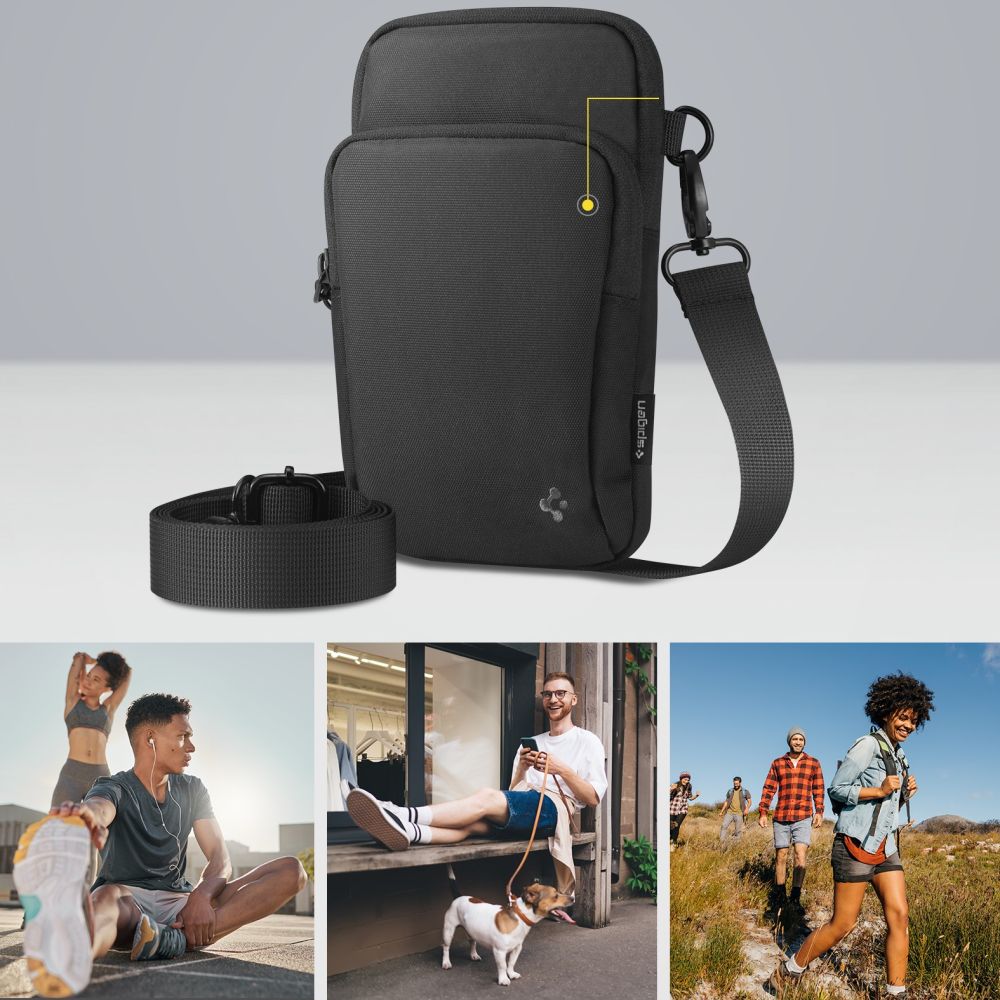 Spigen KD400 Universal Cross Bag Klasden - Black