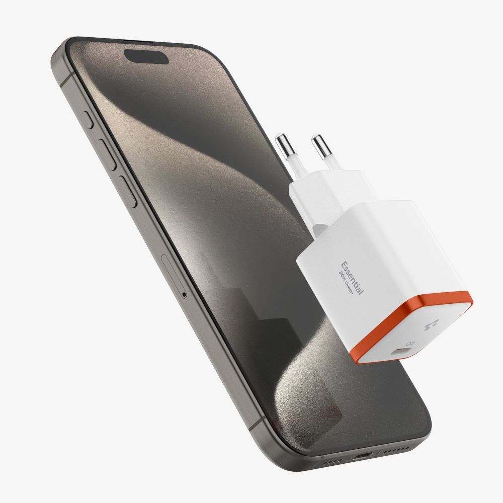 Spigen ArcStation Essential EE301EU 30W Wall Charger - White