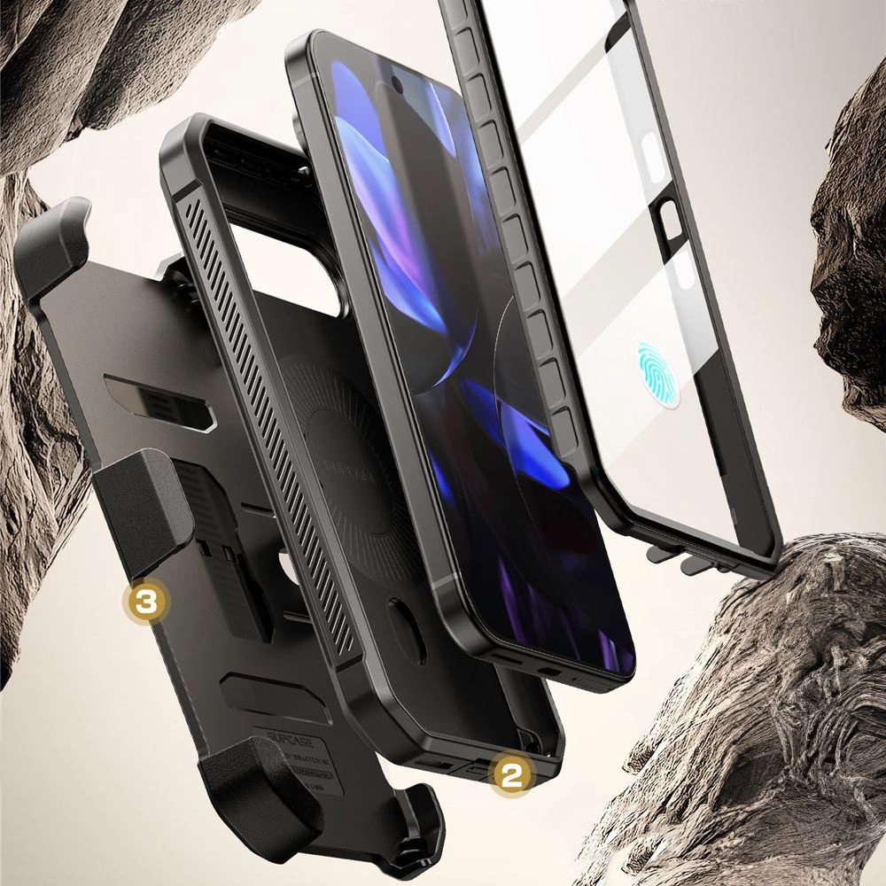 Supcase UB Pro Mag dėklas Google Pixel 9 Pro XL, juodas