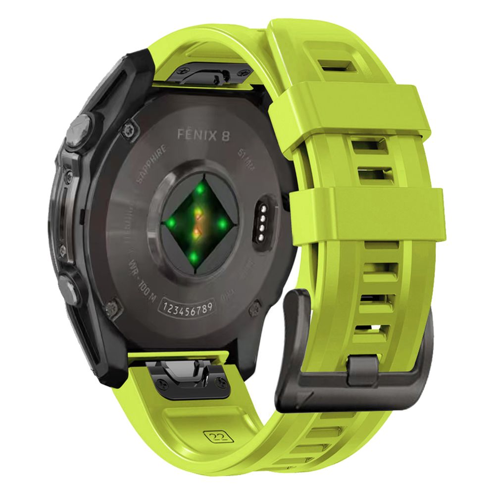 Tech-Protect Silicone Strap Garmin Fenix 5 / 6 / 6 Pro / 7 / 8 (47 mm) / E - Green