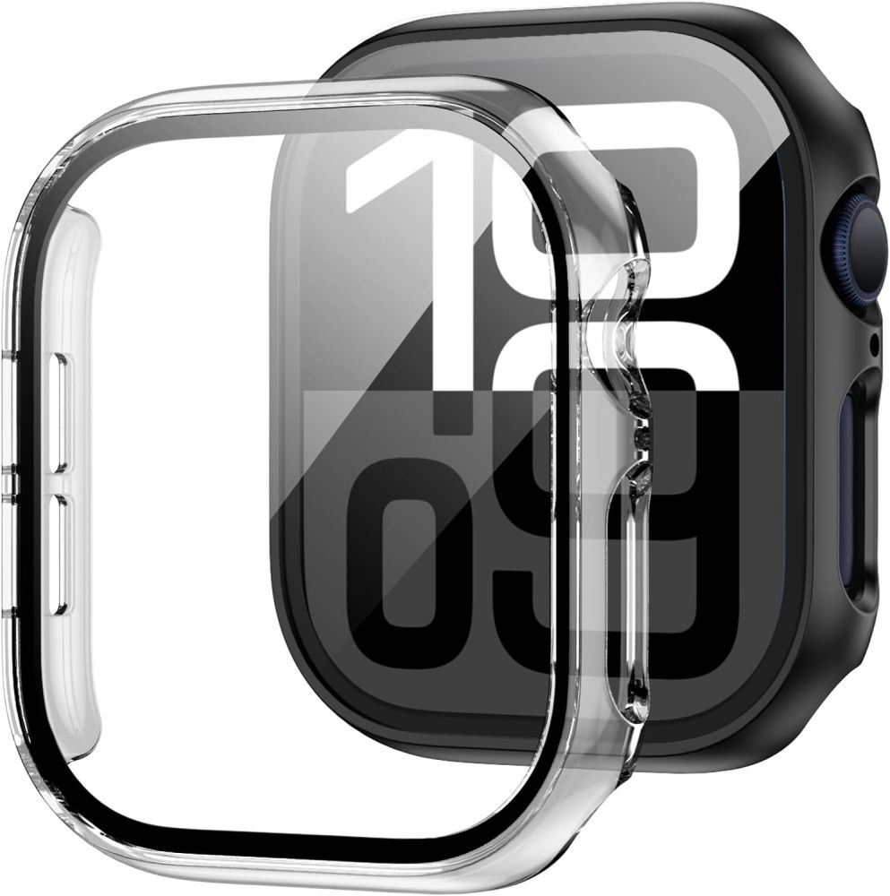 Tech-Protect Defense360 Case for Apple Watch 10 (46mm), Clear