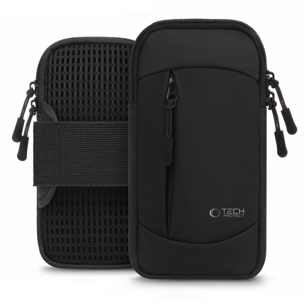 Tech-Protect M6 Universal Sport Armband for Phones up to 6.9", Black