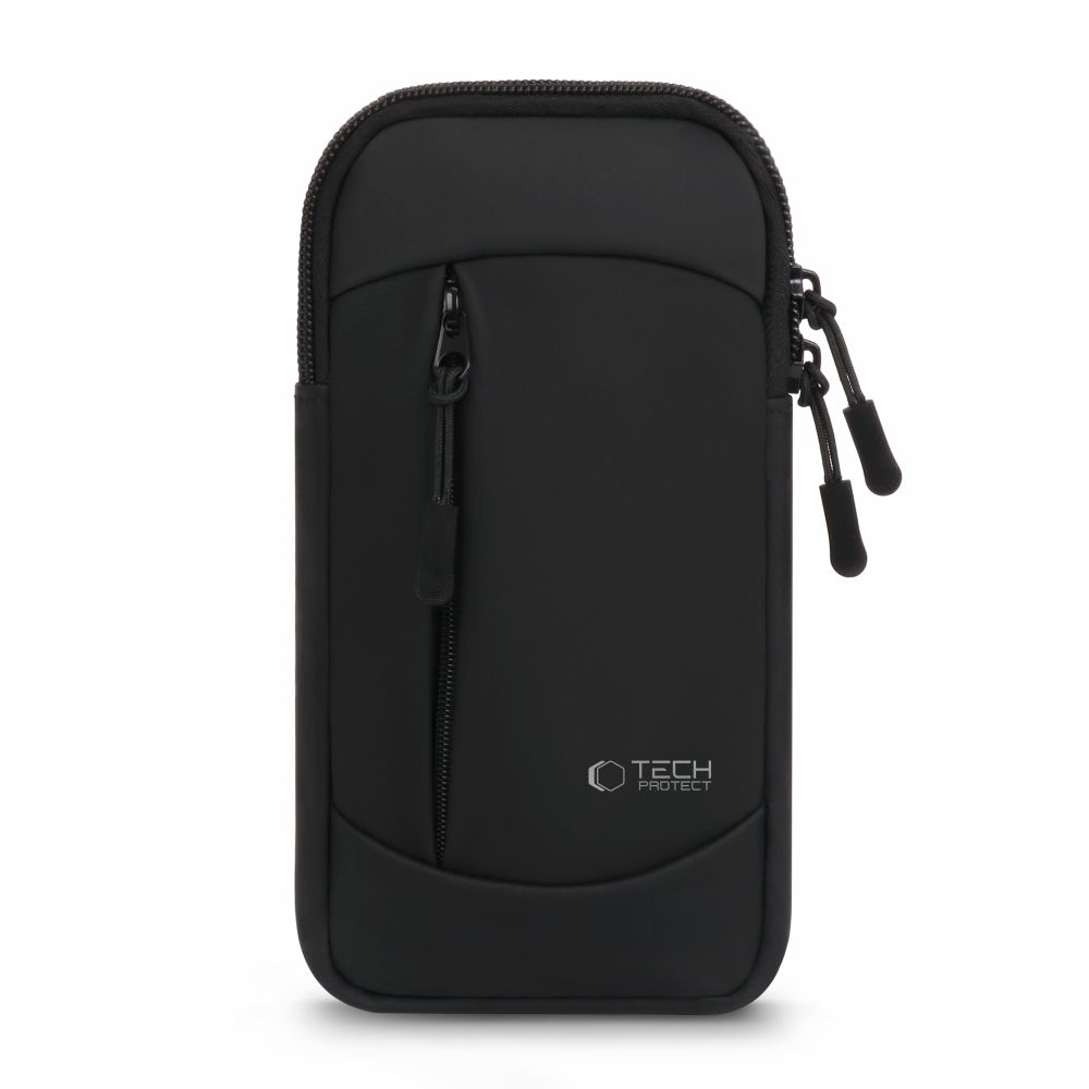 Tech-Protect M6 sportinis dėklas ant rankos telefonams iki 6.9\", juodas