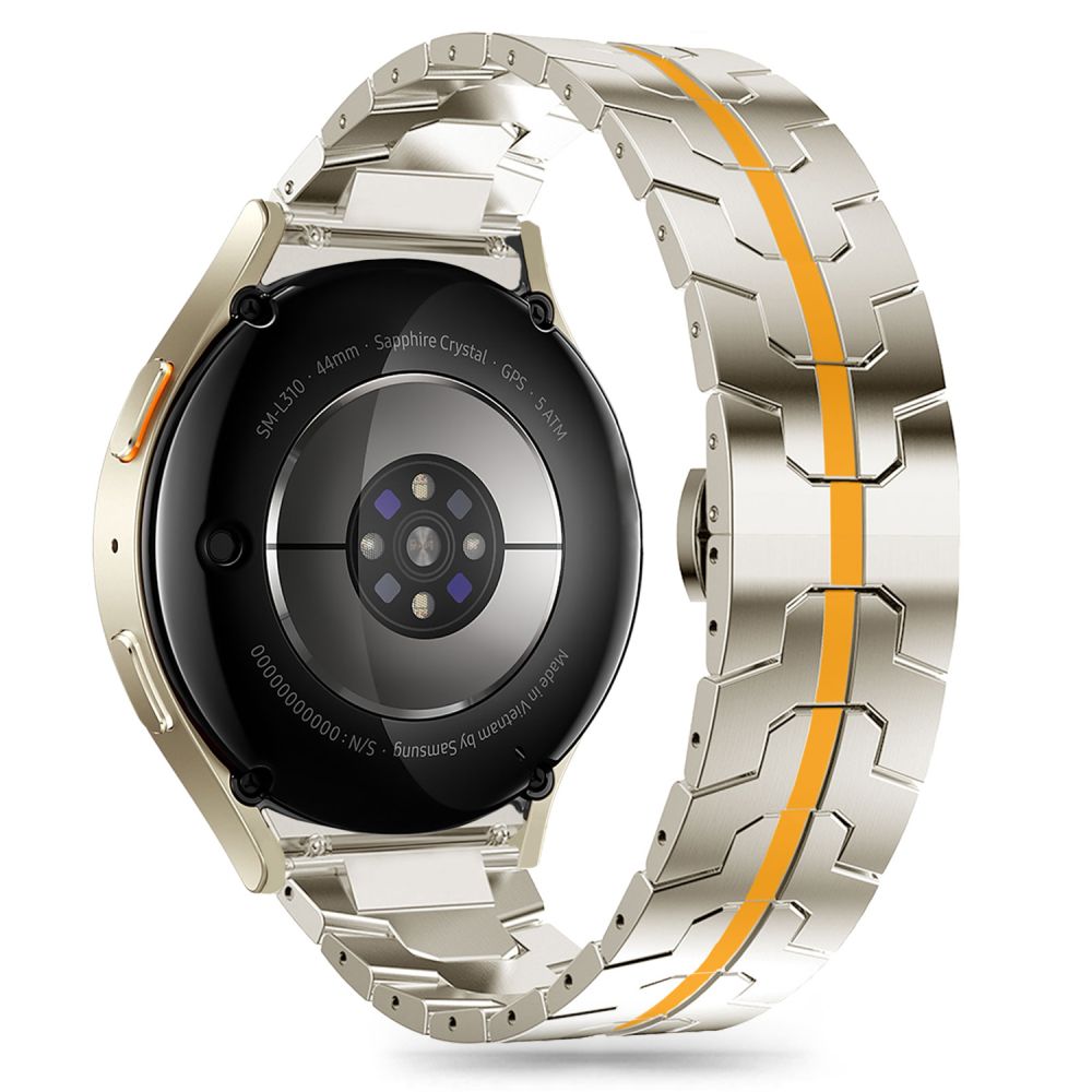 Tech-Protect Stainless Line Bracelet for Samsung Galaxy Watch 4 / 5 / 5 Pro / 6 / 7 / FE - Titanium