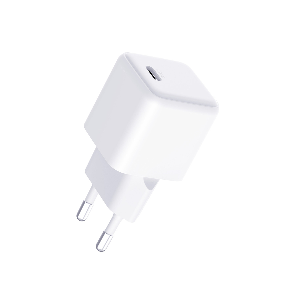 3mk Hyper Charger PD GaN 25W tinklo įkroviklis su USB-C laidu, baltas
