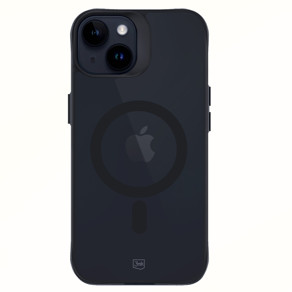 3mk Smoke MagCase dėklas iPhone 13 / 14 su MagSafe, pusiau skaidrus