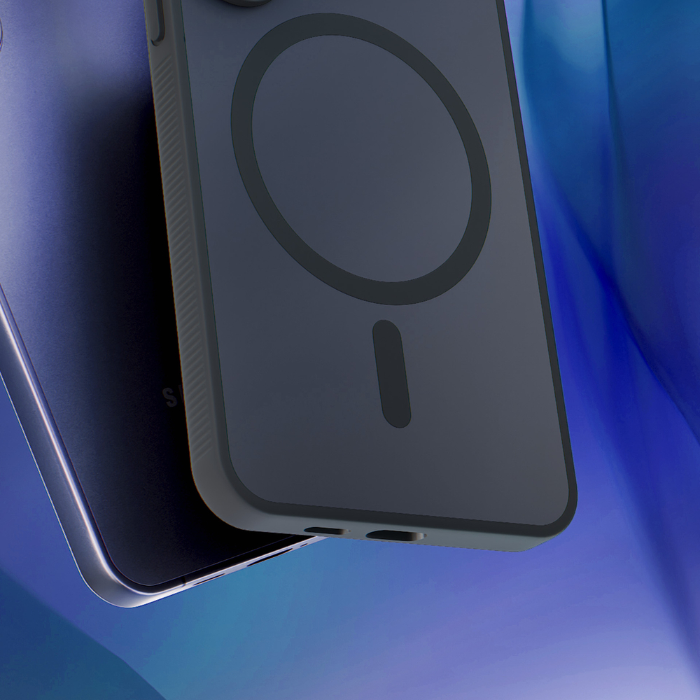 3mk Smoke MagCase dėklas iPhone 13 / 14 su MagSafe, pusiau skaidrus
