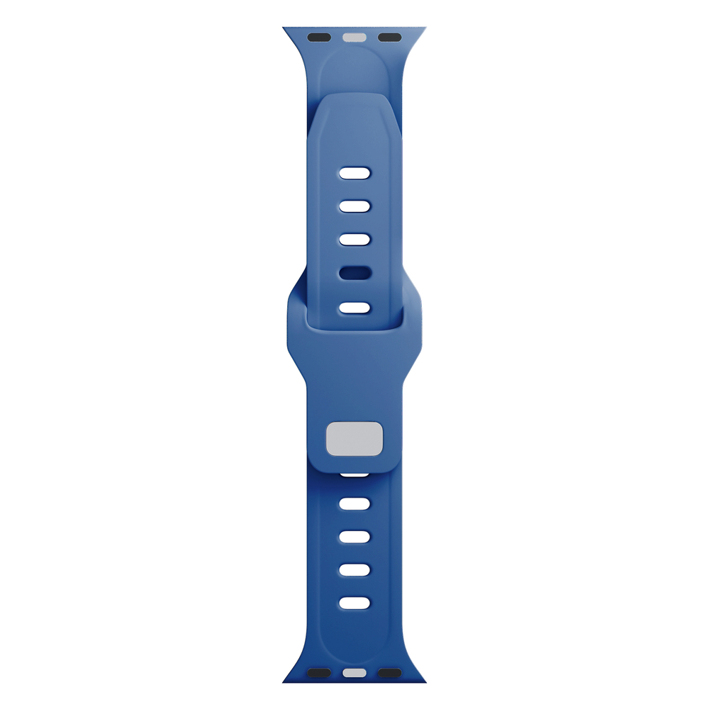 3mk silikoninis laikrodžio dirželis Apple Watch 38 / 40 / 41 mm, mėlynas
