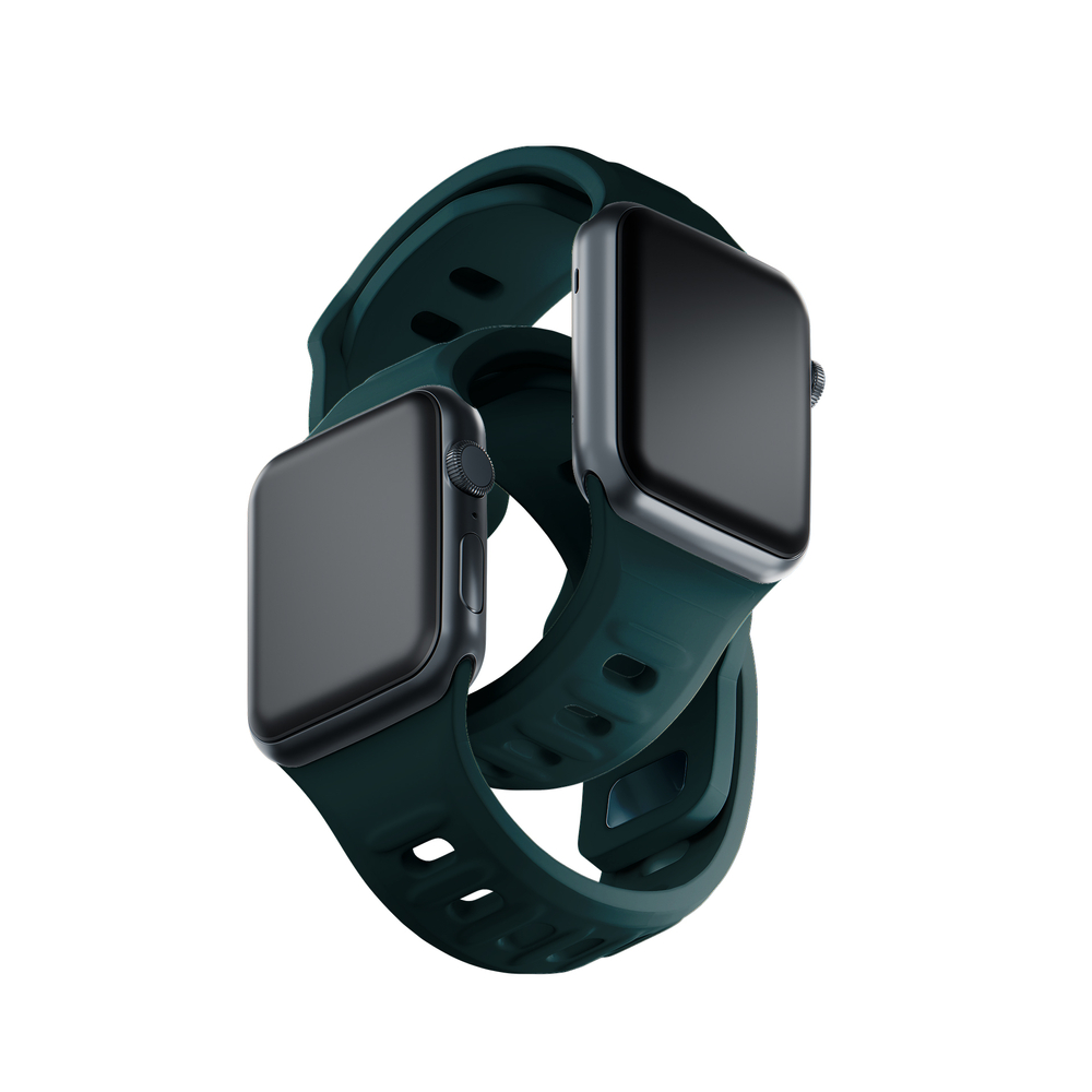 3mk silikoninis dirželis Apple Watch 38 / 40 / 41 mm, žalias