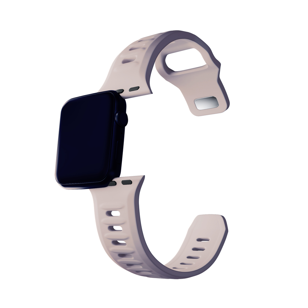 3mk Silicone Strap for Apple Watch 38/40/41mm Beige