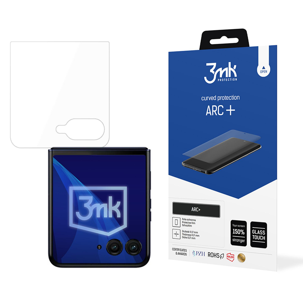 3mk ARC+ apsauginė plėvelė Motorola Razr 50 priekiniam ekranui