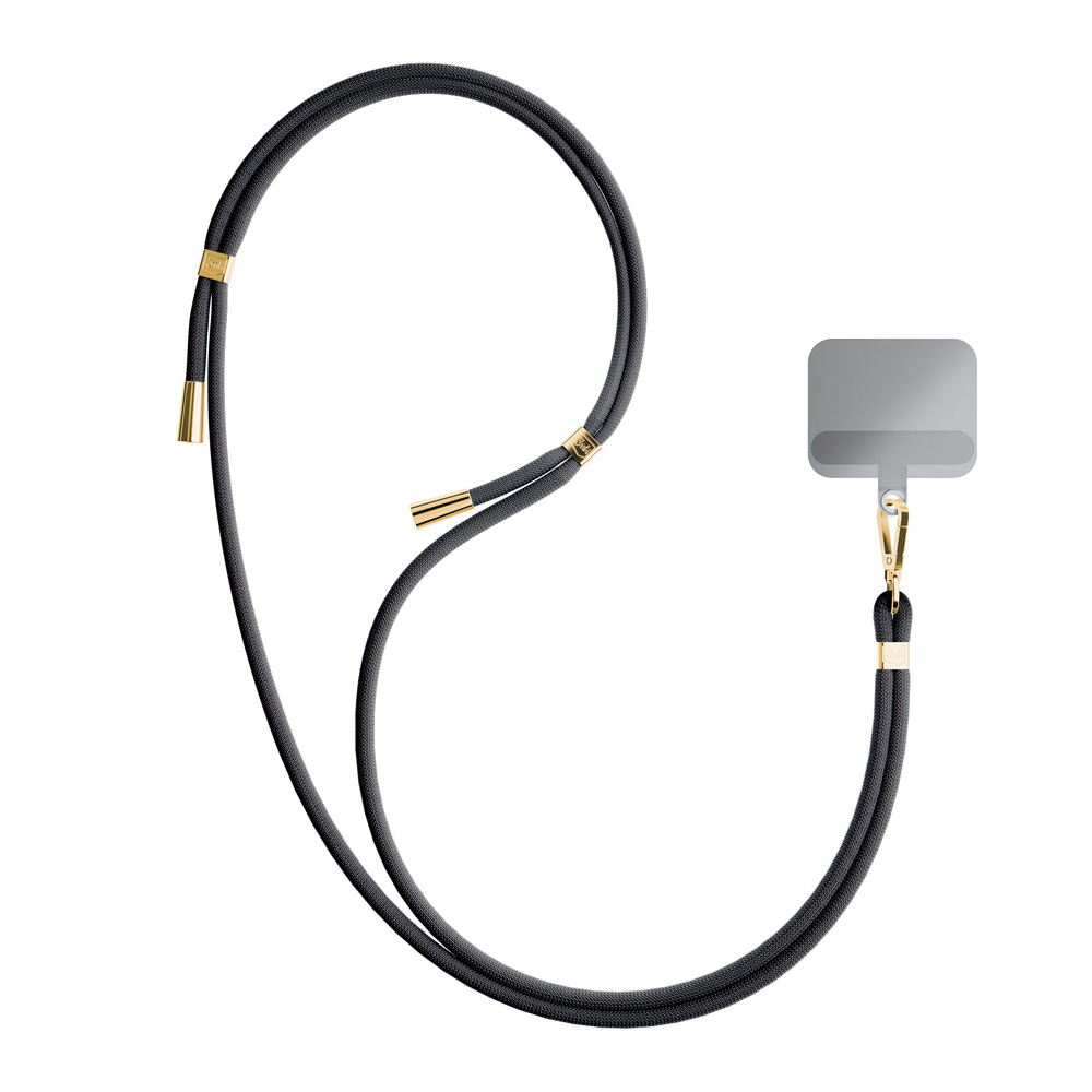 3mk EasyClip Smartphone Lanyard, Black