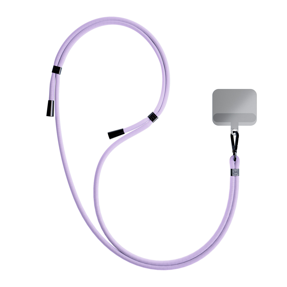 Telefono virvelė 3mk EasyClip, violetinė
