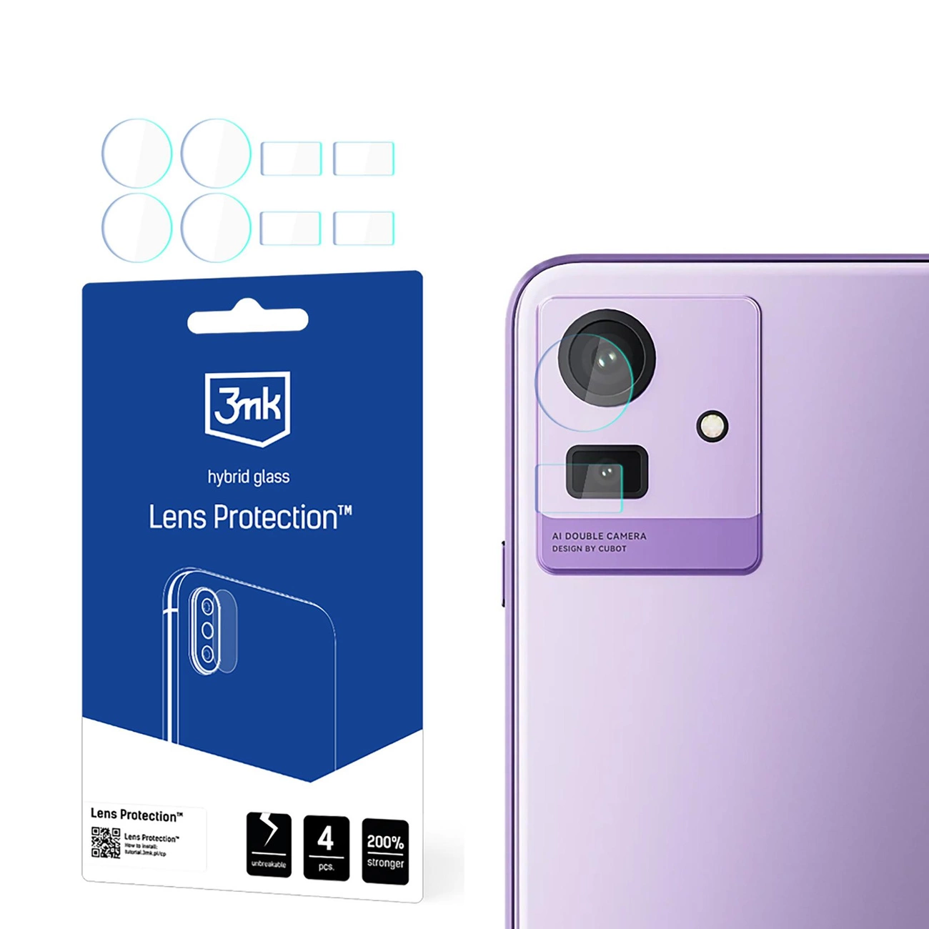 Cubot Note 50 - 3mk Lens Protection