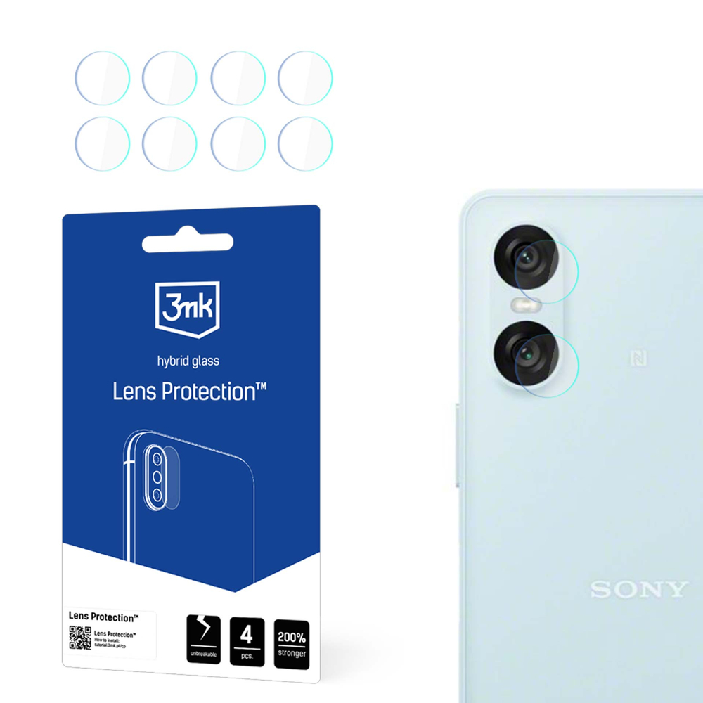 3mk Lens Protection hibridinis kameros stiklas, skirtas Sony Xperia 10 VI