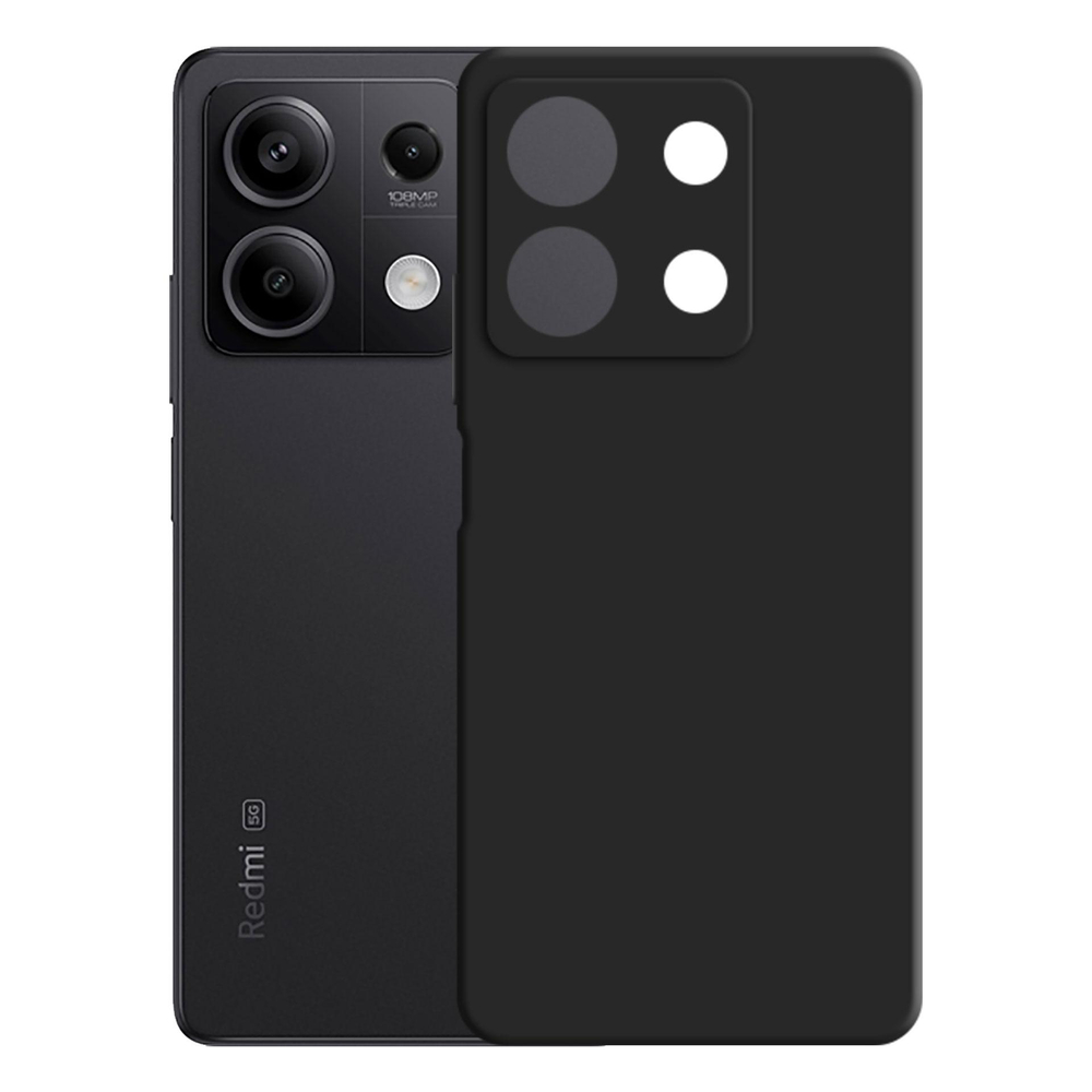 3mk silikoninis dėklas Xiaomi Redmi Note 13 5G, juodas