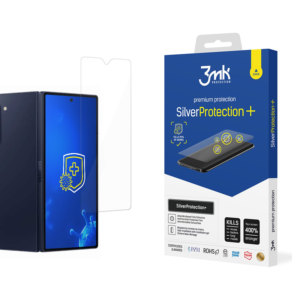 Ekrano apsauginė plėvelė Samsung Galaxy Z Fold 6 (priekinė) 3MK SilverProtect+