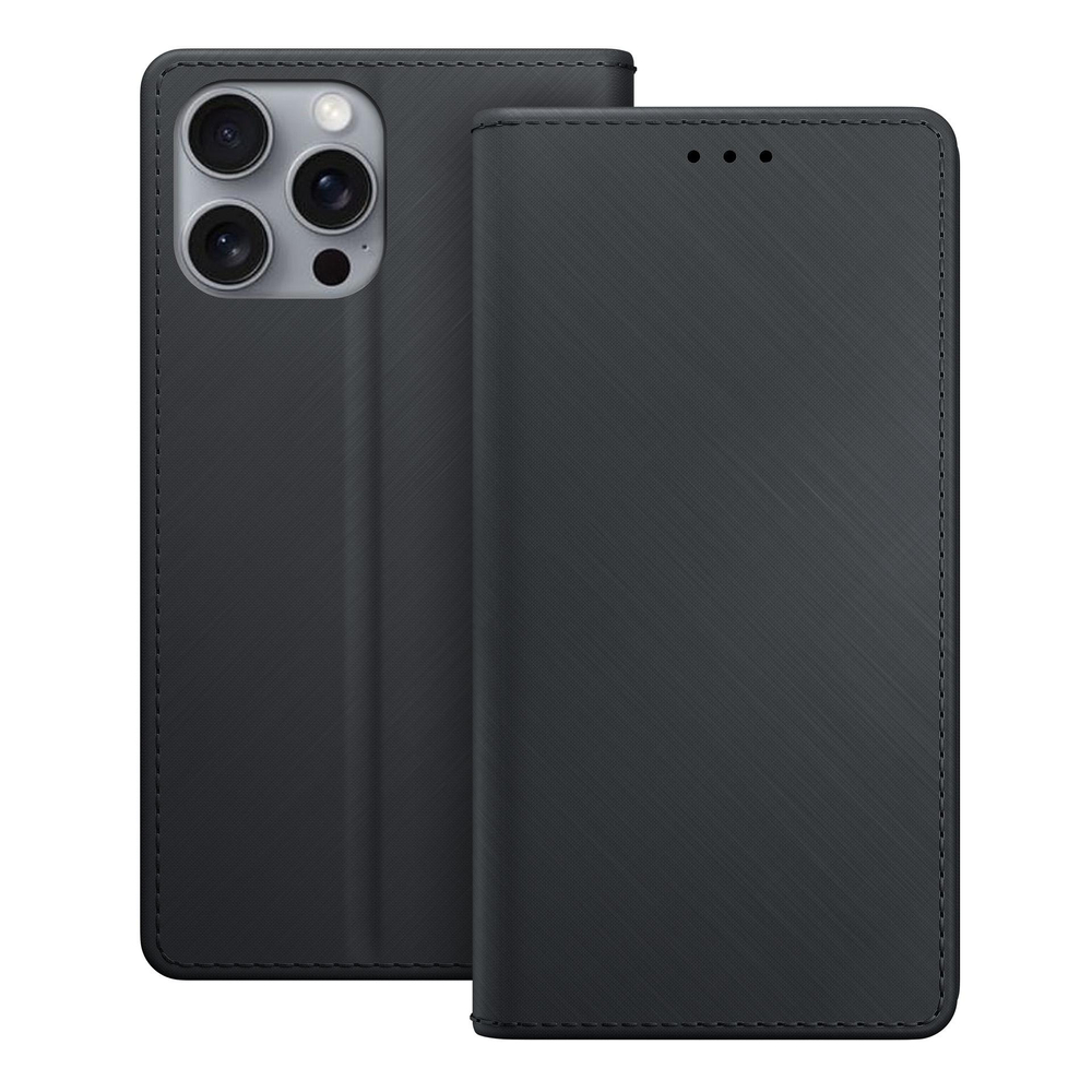 3mk Protection iPhone 16 Pro Wallet Case, Black
