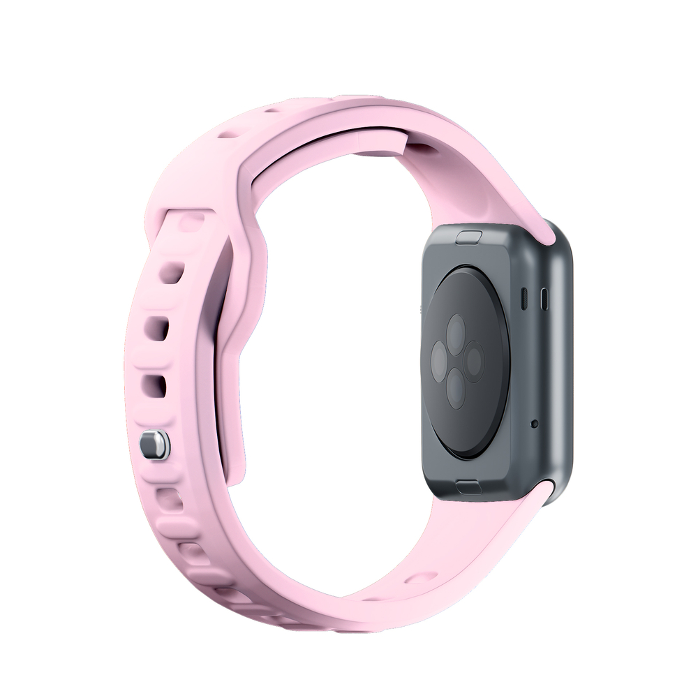 3mk silikoninis laikrodžio dirželis Apple Watch 38 / 40 / 41 mm, rožinis