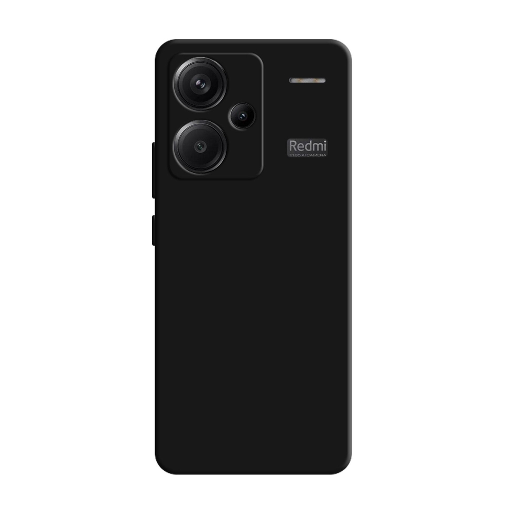 3mk Silicone Case for Xiaomi Redmi Note 13 Pro+, Black