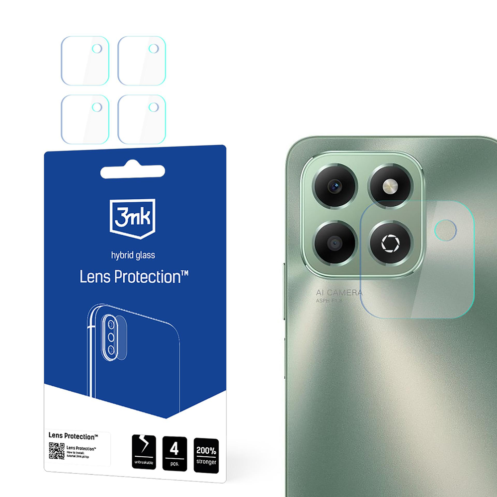 3Mk Lens Protection Hybrid Glass for Honor X6B Camera