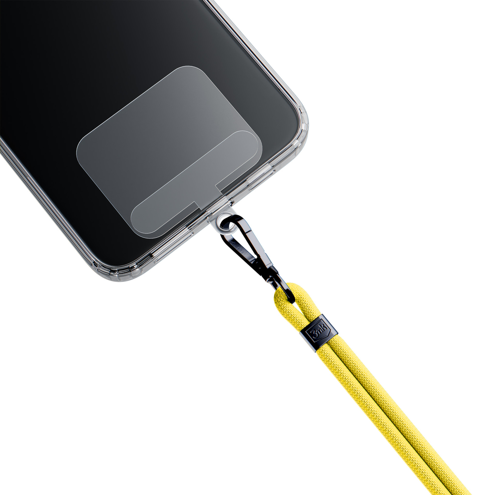 Smartphone Lanyard 3mk EasyClip, Yellow