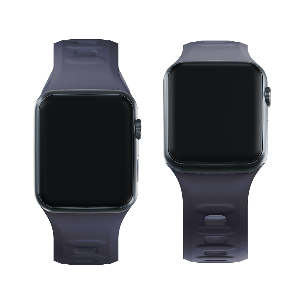 3mk silikoninis dirželis Apple Watch 38 / 40 / 41 mm, pilkas