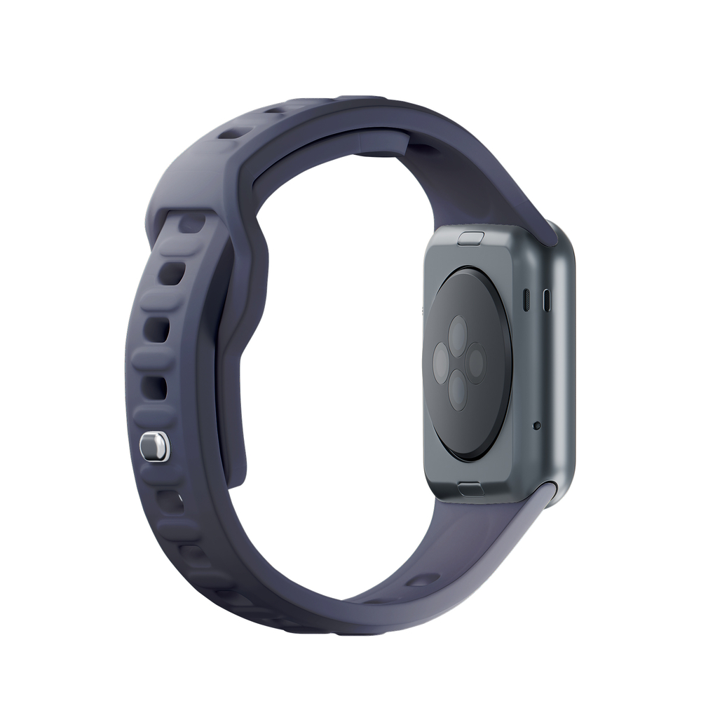 3mk silikoninis dirželis Apple Watch 38 / 40 / 41 mm, pilkas