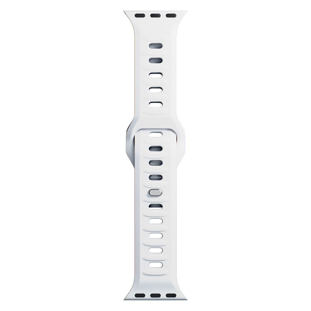 3mk silikoninis dirželis Apple Watch 38 / 40 / 41 mm, baltas