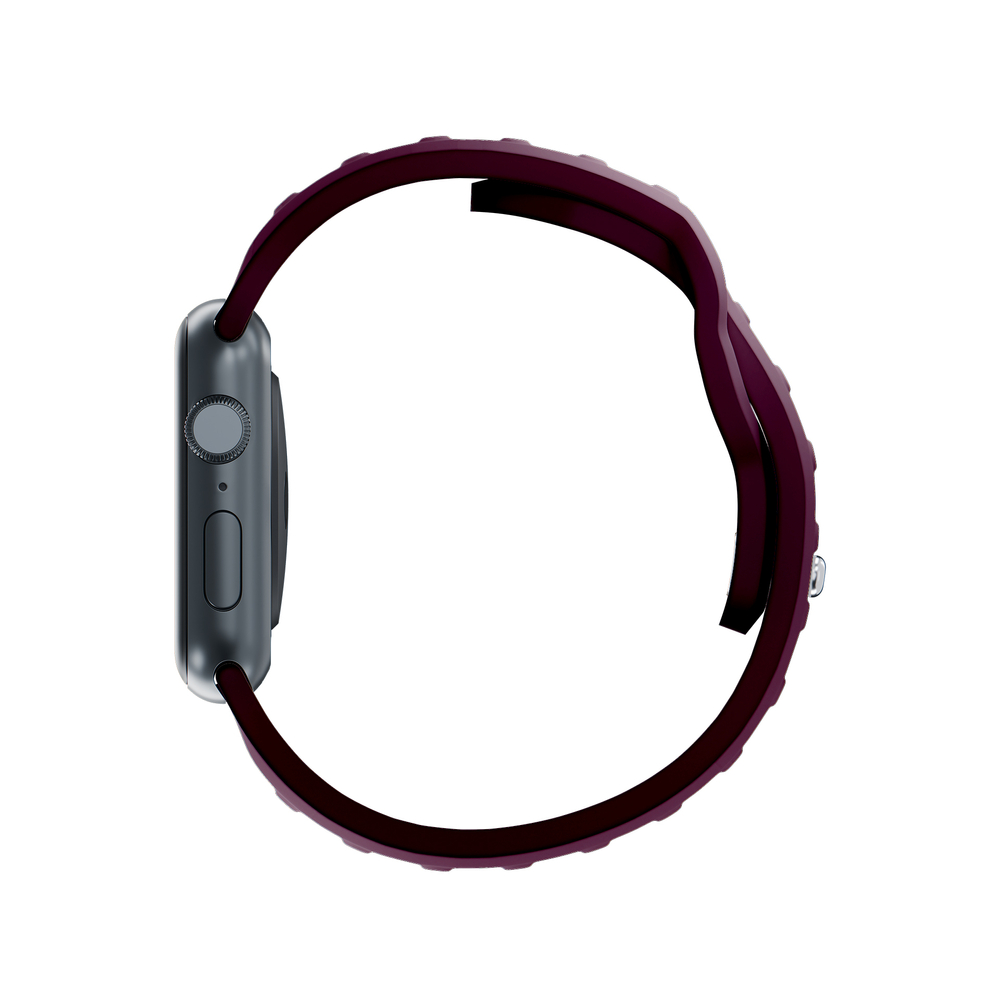3mk Silikoninis laikrodžio dirželis Apple Watch 42 / 44 / 45 / 49 mm, bordo