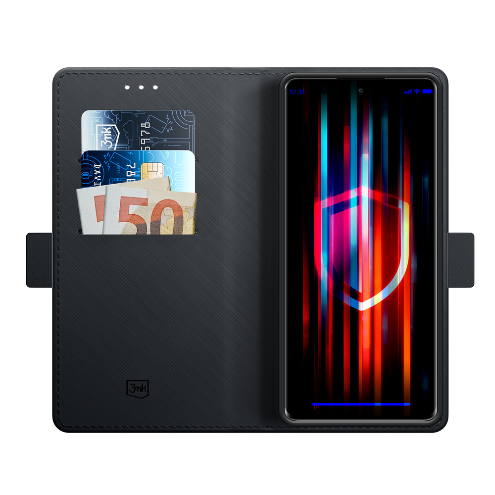 3mk Wallet Case for Realme 11 Pro, Black