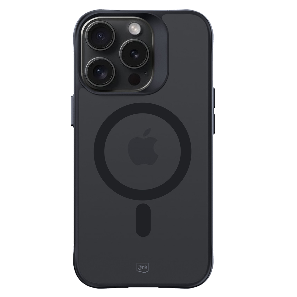 3mk iPhone 14 Pro Max dėklas Smoke MagCase, pusiau skaidrus